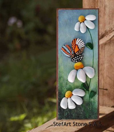 Картина Пеперуди 4 картини с камъни