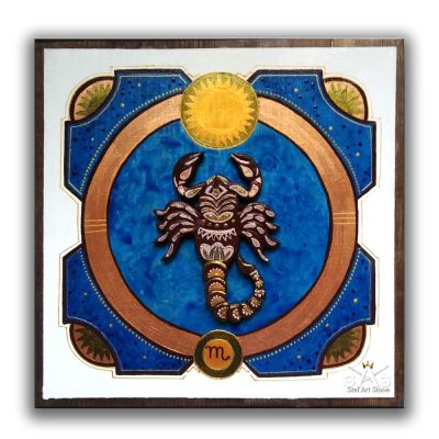 Картина Зодия Скорпион 30 х 30